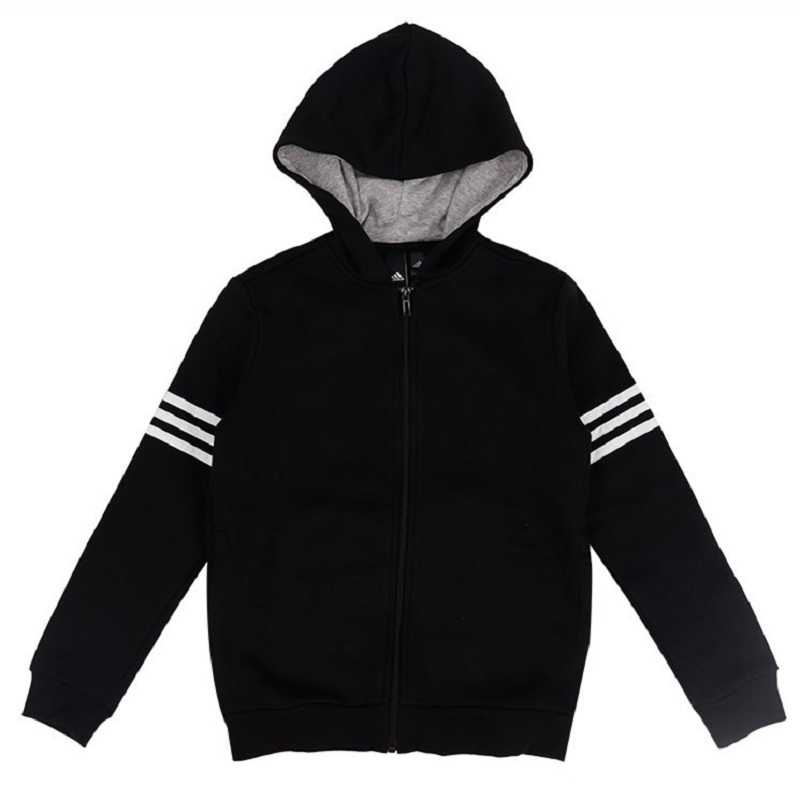 阿迪达斯儿童(ADIDAS KIDS)春秋男大童连帽针织运动夹克外套DI0173