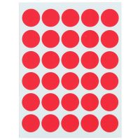 得力(deli)6422自粘性标贴(16mm红色)(价格为单包价格,起订量20包,不足起订量不发货)