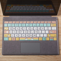 微软surfacepro7键盘膜pro6笔记本电脑laptop2保护贴膜ne|微软book1/2/lap/2[懒散的猫]