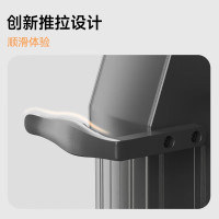 NB T70 电动升降电视落地支架商用视频会议推车遥控升降触摸一体机通用移动电视落地 75-100英寸 枪黑色