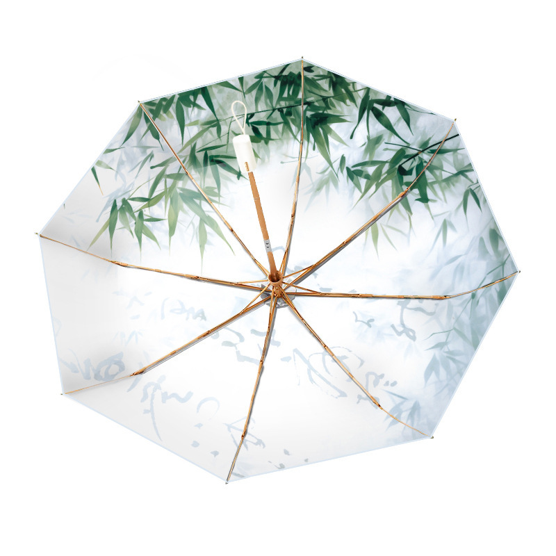寰泽智创8骨手动彩胶晴雨伞HZ-SY05