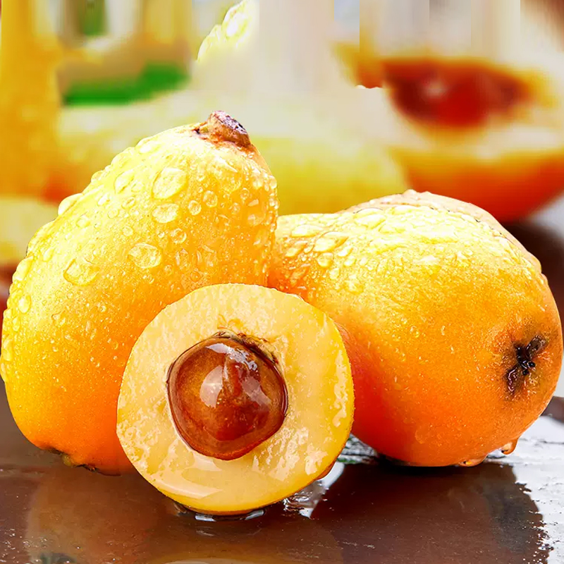 【熊猫鸟】四川新鲜枇杷 中果 净重5斤 单果30g+