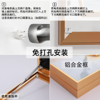 电表箱装饰画现代简约配电箱遮挡客厅强开关电闸盒 A1377 40高x60宽[容纳29高x49宽]高清艺术微喷油布画摩登黑