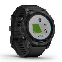 Garmin运动手表GPS户外导航太阳能充电钛金属男女士多功能智能手表