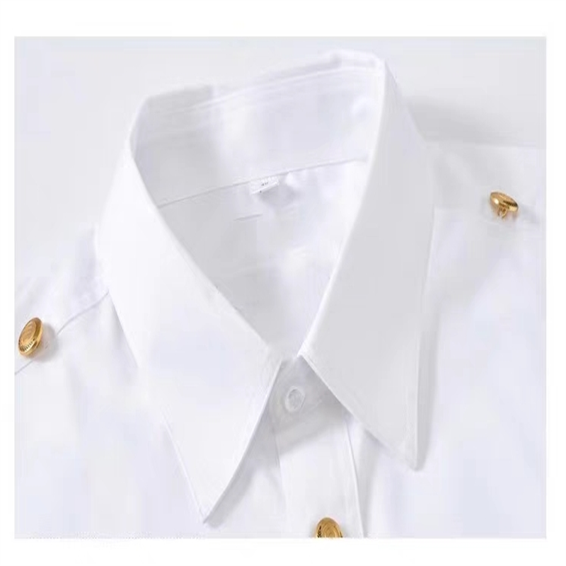 铂牛 短袖工作服衬衣 S-XXXL 件高清大图