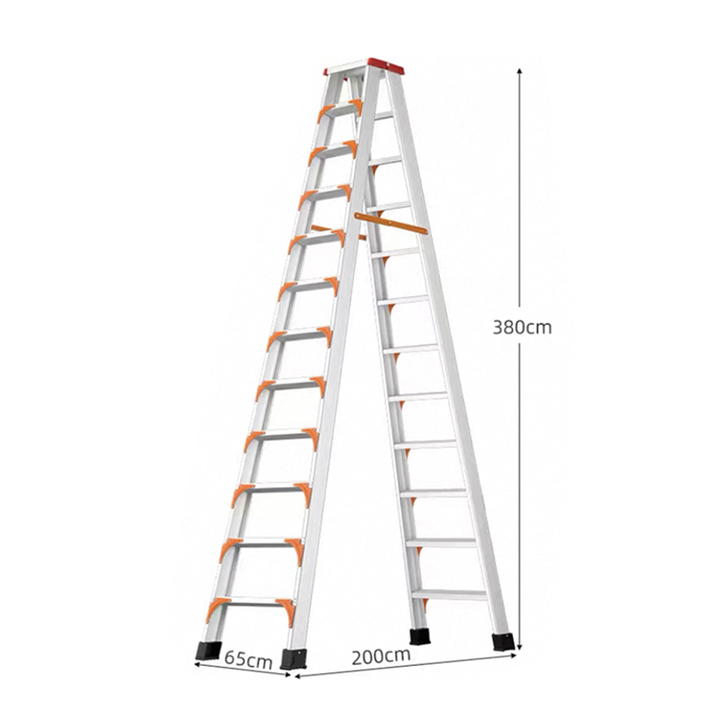鑫睿辉 人字梯铝梯子 加厚4米 台高清大图