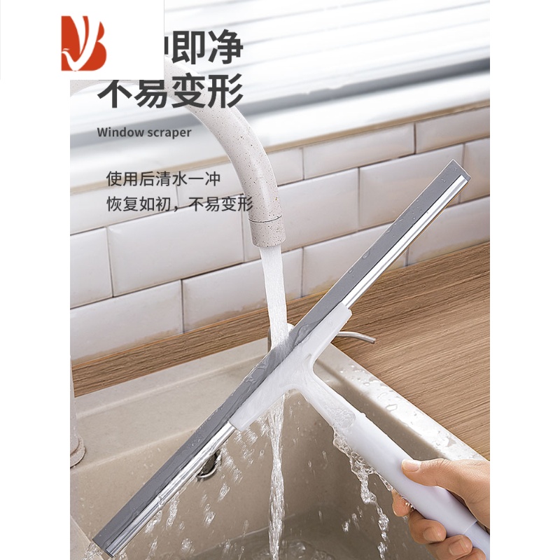 三维工匠家用玻璃刮高层擦玻璃神器擦窗器刮水器擦窗户水刮刀清洗玻璃工具 48CM 超长款(省力清洁的选择)擦玻璃器高清大图