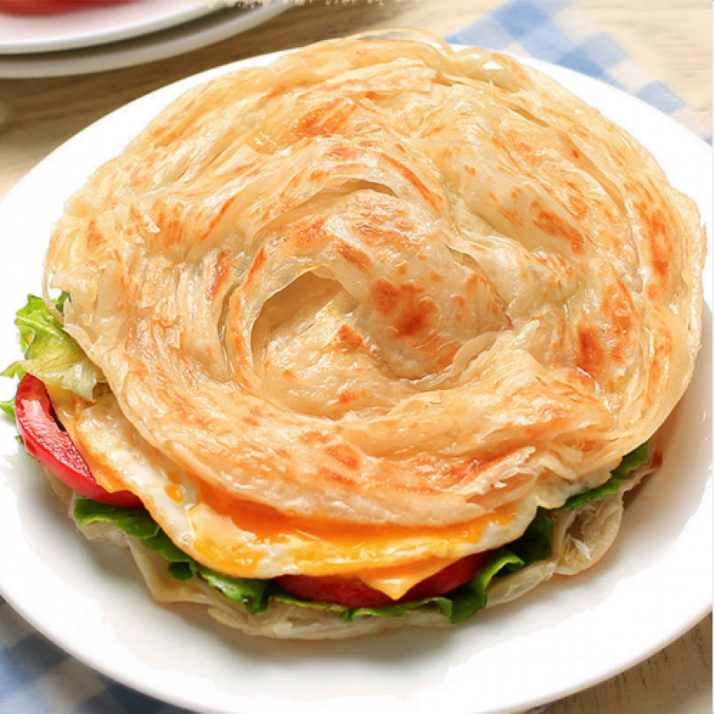 原味手抓饼50片-20片家庭装生面饼煎饼60g80g90g早餐饼手撕饼批发 20