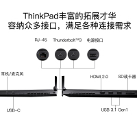 联想ThinkPad P52 2FCD 定制版15.6英寸移动图形工作站笔记本电脑 六核i7-8750H 32G 1TSSD+2TB P1000 4G独显FHD高分屏 3年保修