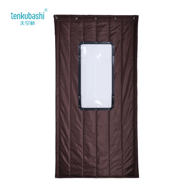 天空桥 棉门帘 MML-200咖啡色40*80cm二层棉 平方米高清大图