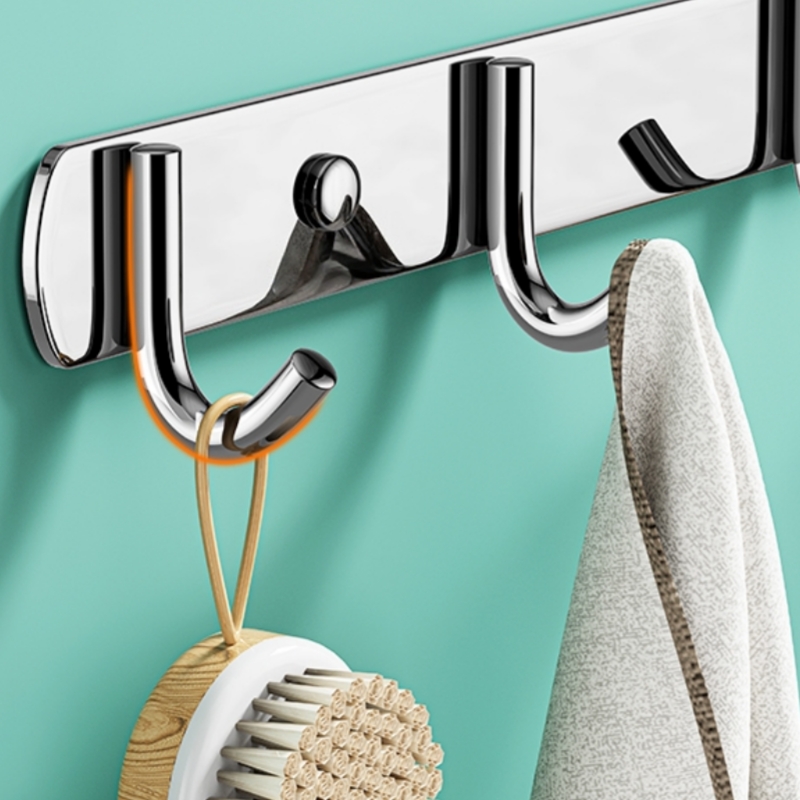 伟樽不锈钢挂钩10钩76*3*4.8cm个高清大图