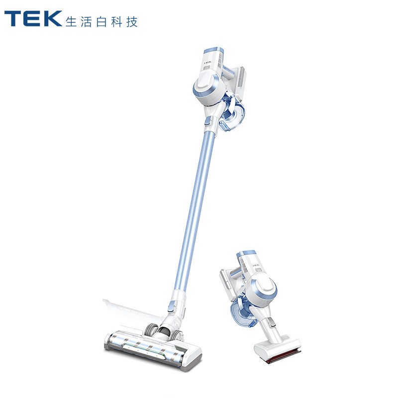 泰怡凯TEK 无线手持吸尘器A10 Smart(月光蓝)强力除螨家用无绳轻巧长续航(科沃斯机器人出品)尘盒0.4L
