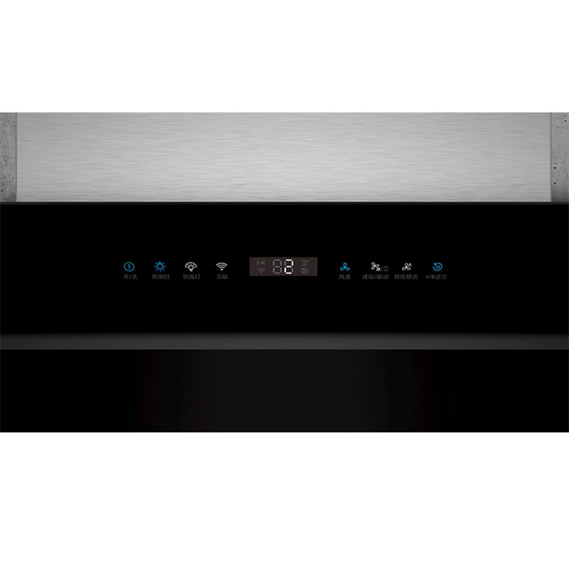 西门子 LS98FN961W侧吸式大吸力油烟机智能拢吸抽油烟机蒸饭柜高清大图