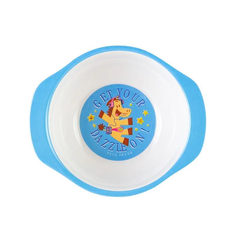 大嘴猴(paul frank)儿童餐具五件套PFC7005T 男孩女孩双色可选 芭比粉/天空蓝 卡通可爱餐盘 礼盒