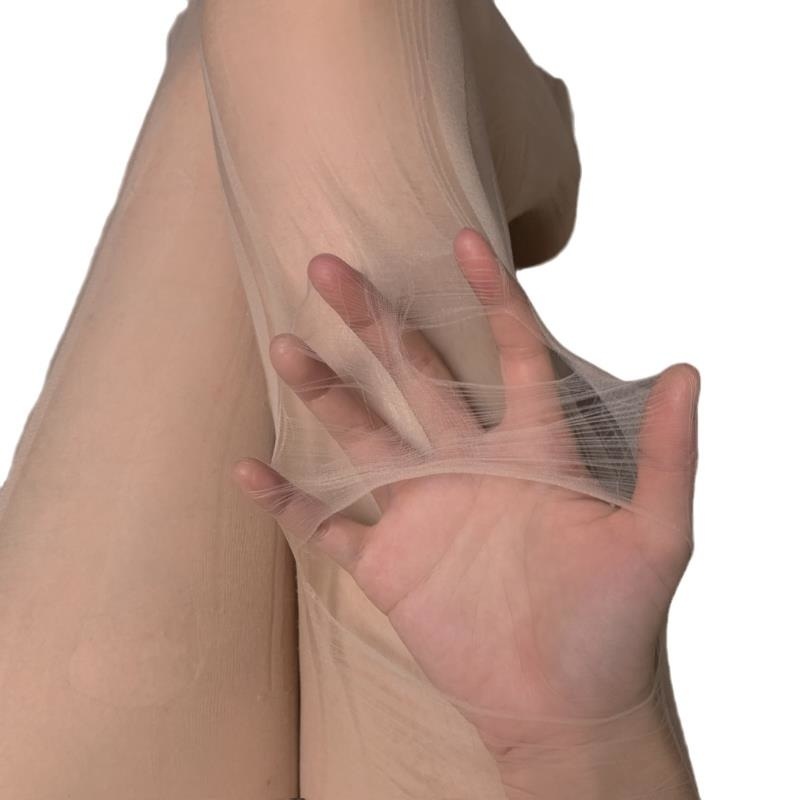 易撕丝袜薄款一次性手撕袜可撕式性感女士情趣丝袜黑丝开 档免脱高清大图