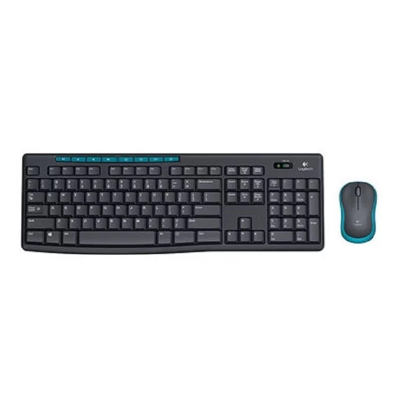 Zs-罗技(Logitech)MK275 无线键鼠套装 办公键鼠套装 带无线2.4G接收器 黑蓝色