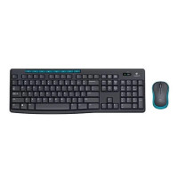 Zs-罗技(Logitech)MK275 无线键鼠套装 办公键鼠套装 带无线2.4G接收器 黑蓝色