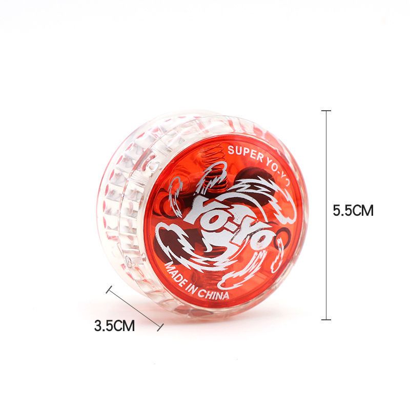 儿童拉线溜溜球发光悠悠球塑料闪光yoyo球夜光带球绳孩子生日礼物P3