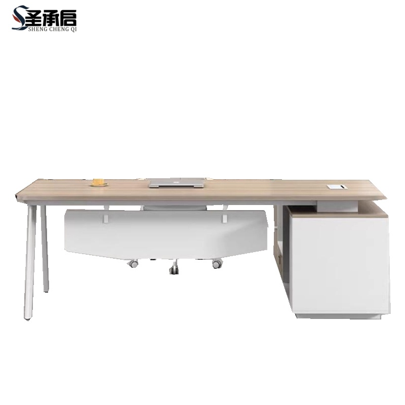 圣承启 老板桌 1.6米张高清大图