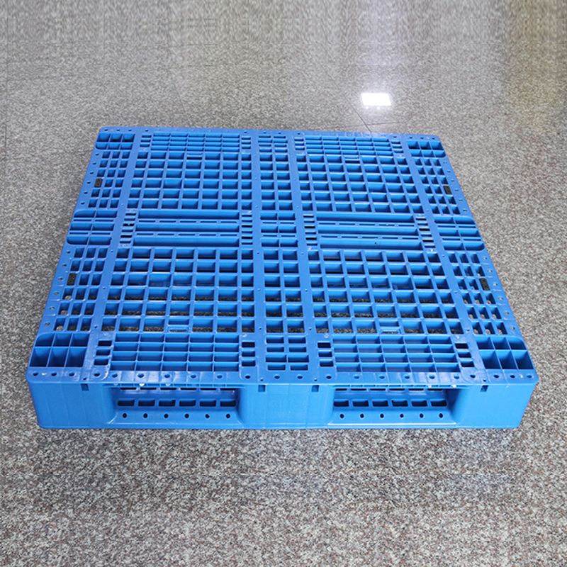安纵网格川字塑料托盘叉车防潮垫板托板仓库货架栈板工业货物地堆卡板 1100x1100x150mm高清大图