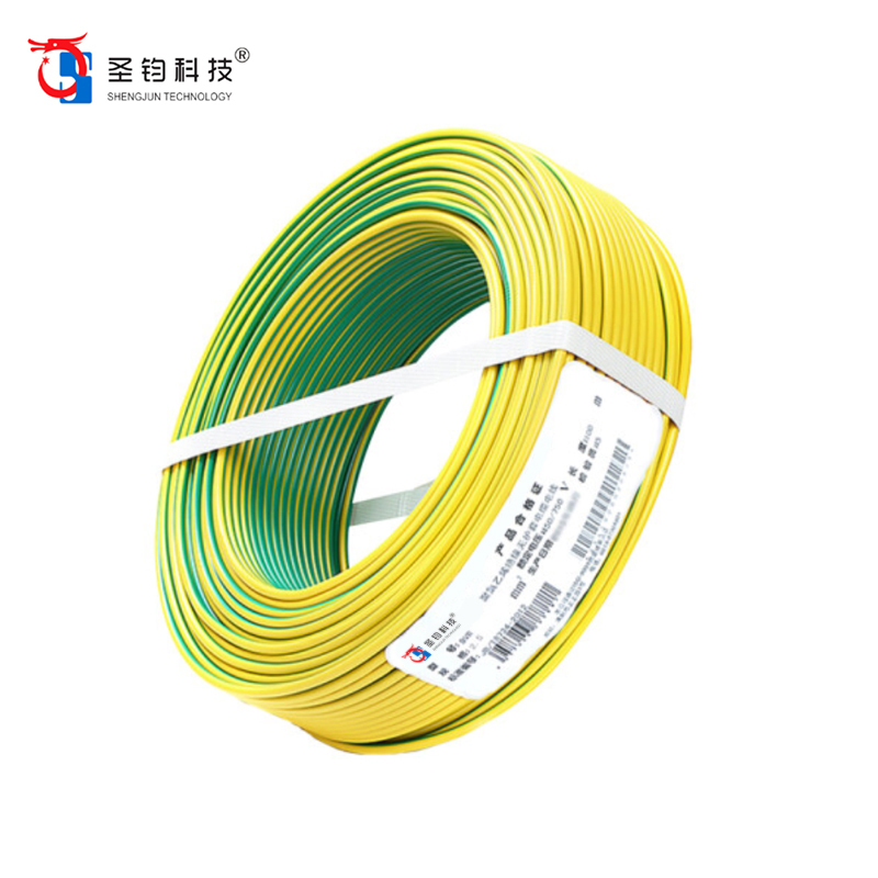 圣钧科技 SHENGJUN TECHNOLOGY 铜芯聚氯乙烯绝缘软线 BVR 1*10mm²+卷高清大图