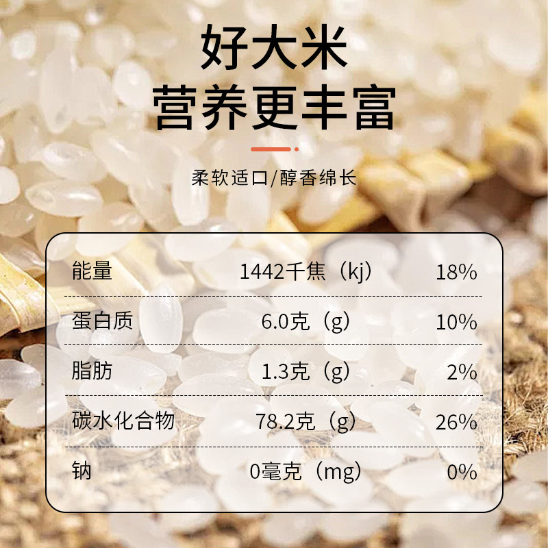 [当季新米]莘学优选东北大米 绿色延边大米 小粒香5kg 粳米10斤真空精品包装
