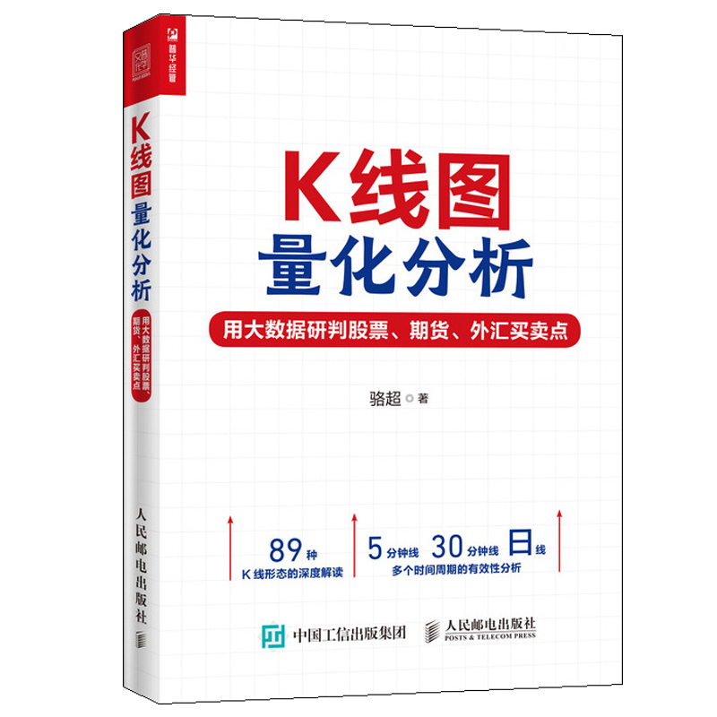 [醉染正版]从零开始学K线炒股 典型形态与买卖点分析+K线图量化分析 用大数据研判股票 期货 外汇买卖点 2册 K线形态高清大图