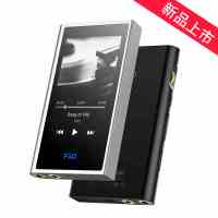 FiiO/飞傲 M9便携无损DSD音乐播放器发烧HIFI蓝牙LDAC学生迷你随身听MP3-银色