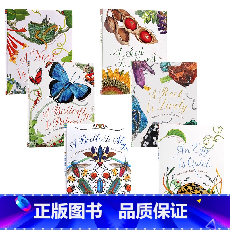 美丽成长生命科普绘本系列6册 [正版]美丽成长生命科普绘本系列6册英文原版绘本 A Seed Is Sleepy/A B高清大图