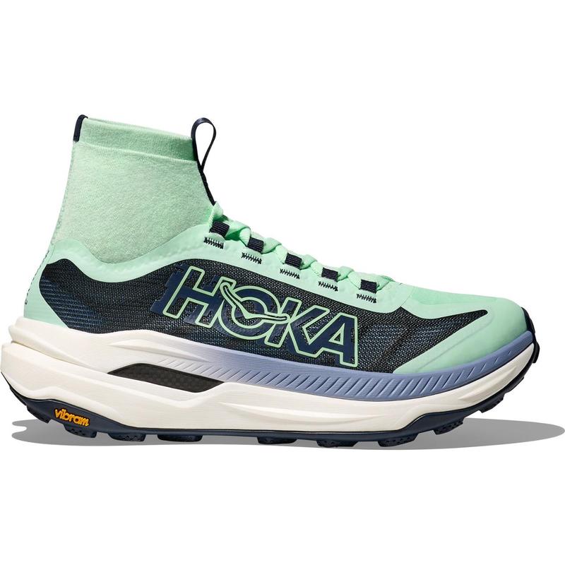 Hoka OneOne女款越野跑步鞋轻便耐磨稳定全地形跑鞋 MINT_FLUORITE/VARSITY_NAVY 38