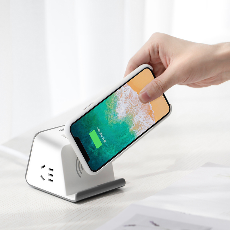 aigo爱国者无线充充电器 电源适配器三星小米通用用 苹果华为 2位+3个USB M0230Q