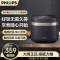 飞利浦(PHILIPS)多功能1.8L 1-2人迷你电饭煲全隐藏式触控顶屏 24小时智能预约电饭煲HD3072/90黑色