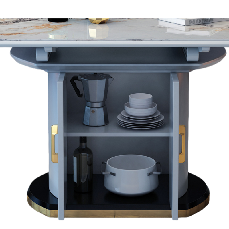 蕃蒂伸缩餐桌高清大图