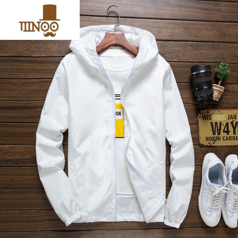 YANXU户外运动冲锋衣男女防风衣情侣班服加肥大码外套工作服定制印logo高清大图