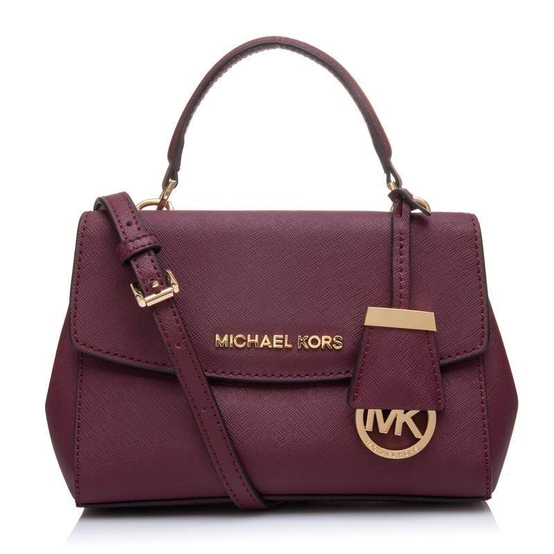 迈克·科尔斯(MICHAEL KORS)女包 欧美时尚硬牛皮包盖式女士单肩包 剑桥包迷你款 女斜挎包32F5GAVC1L