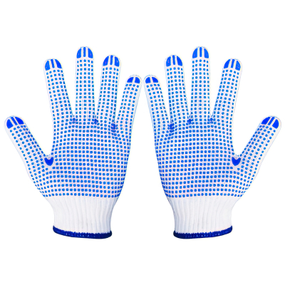 至桓牌 漂白点胶点珠 保护手套 均码/双