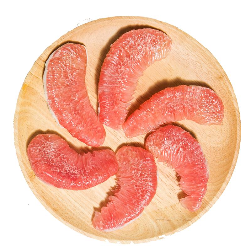 海南蜜柚红心柚子红肉柚子1个装2斤左右香甜多汁果肉饱满皮薄肉厚