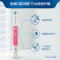欧乐B(Oralb)电动牙刷 成人2D声波震动(自带刷头*4)D100 樱花粉、清新蓝双支装