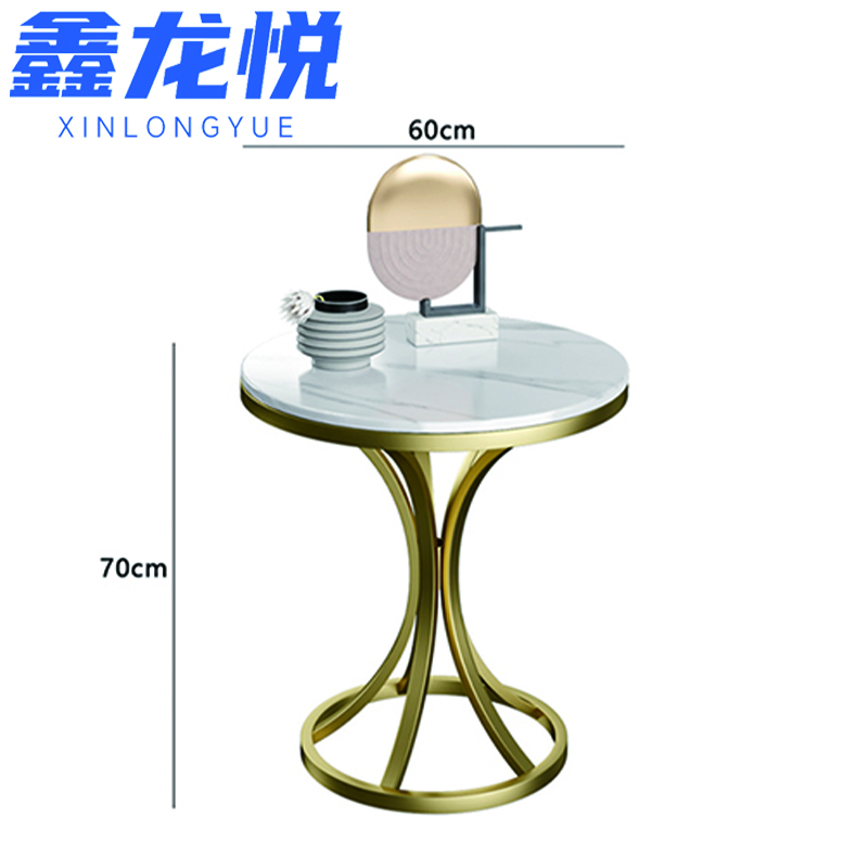 鑫龙悦岩板圆桌60cm张高清大图