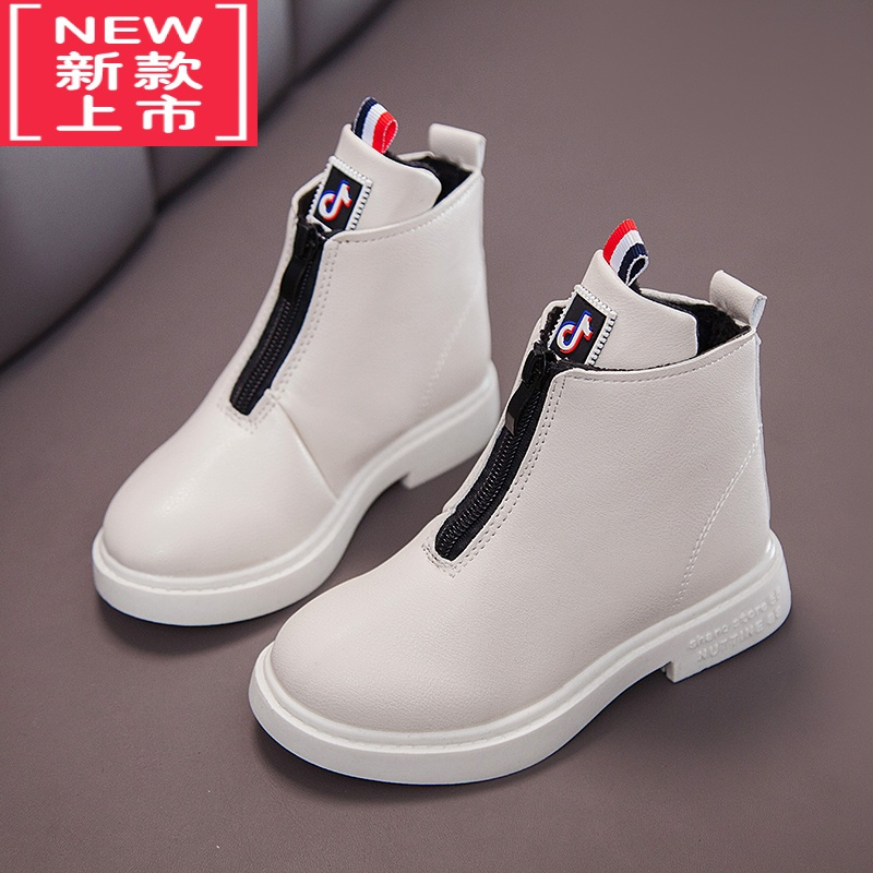 可莉允女童马丁靴英伦风2022新款儿童靴子春秋单靴小女孩公主靴宝宝短靴