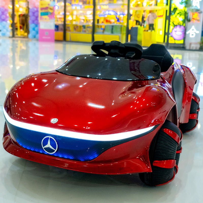 婴幼儿童电动车小孩可坐人四驱男女宝宝四轮汽车带遥控摇摆玩具车视频