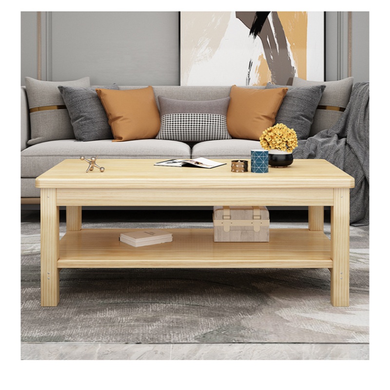 乐琪艺 实木茶几 100*60*50cm Z3款 个高清大图