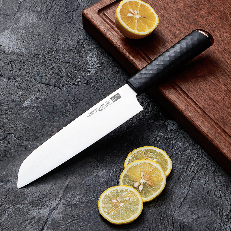 炊大皇菜刀家用锋利防锈砍骨切菜刀厨师专用砍骨刀切片刀三德刀五件套