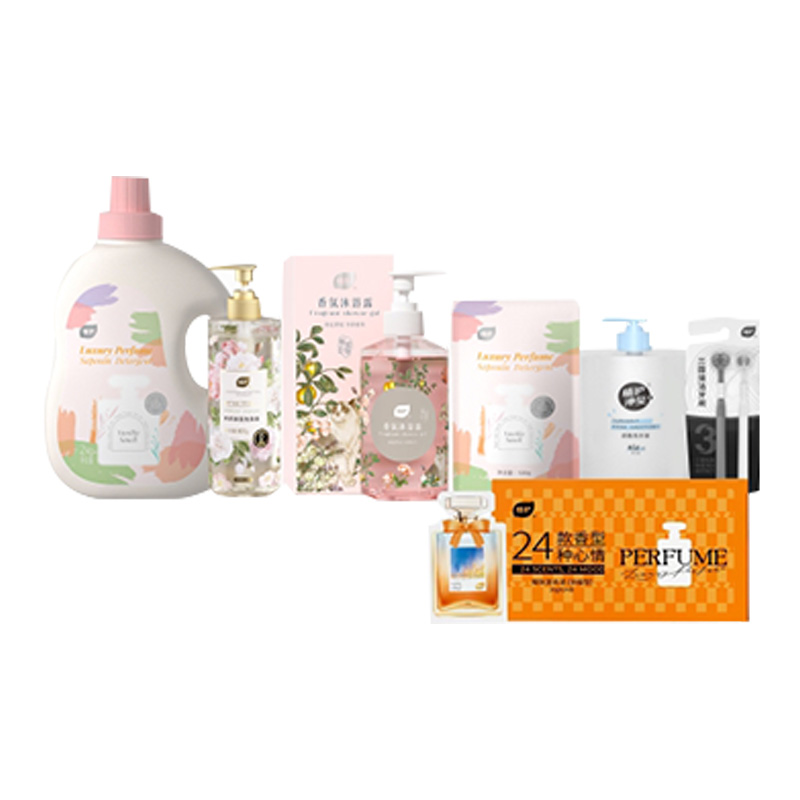 植护日化套装植萃净护清洁洗衣液沐浴露组合ZH1480N07