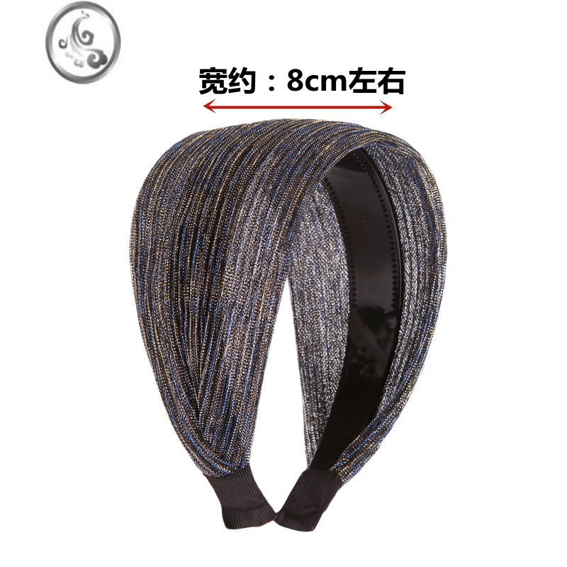 JiMi遮白发头箍透气宽边发箍成人压发带韩版发卡女压碎发头饰简约时尚