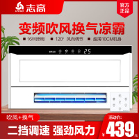 志高(CHIGO)集成吊顶 凉霸300×600×120集成吊顶吹风扇40瓦换气模块厨房卫生间嵌入式冷风扇
