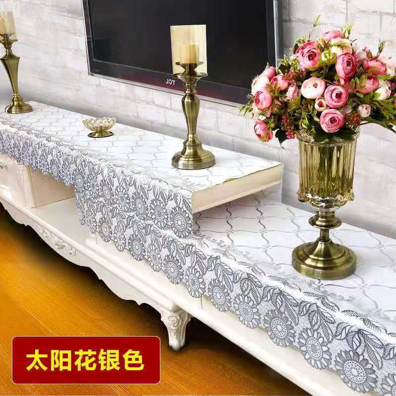 pvc桌布防水欧式电视柜台布鞋柜垫床头柜垫防油防烫塑料桌布定制图片