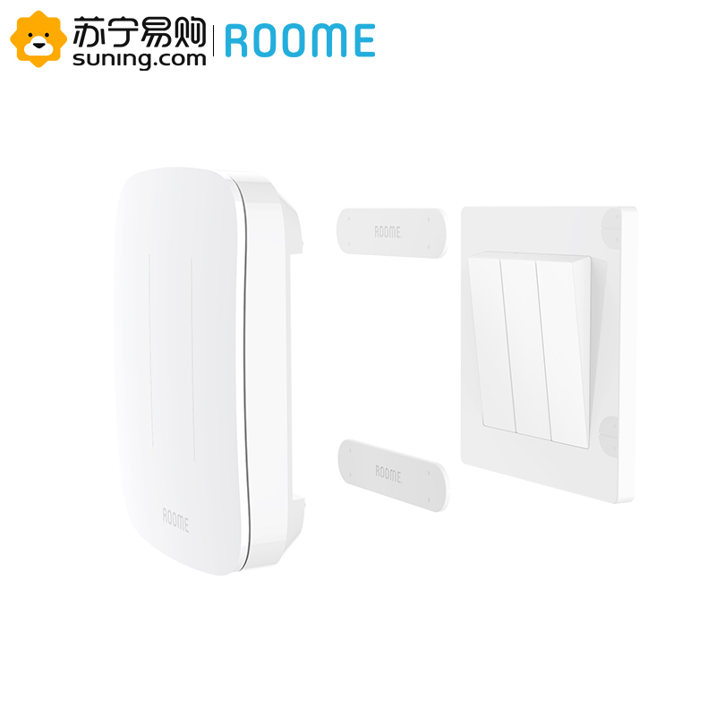 ROOME开关精灵蓝牙MESH单键版 AI语音控制联合定制智能蓝牙开关远程遥控语音智能开关 不用拆线