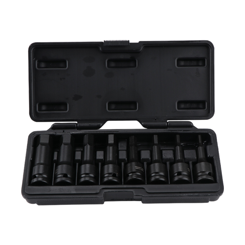长鹿 8件气动连体旋具套筒组套(六角) H5、H6、H8、H10、H12、H14、H17、H19