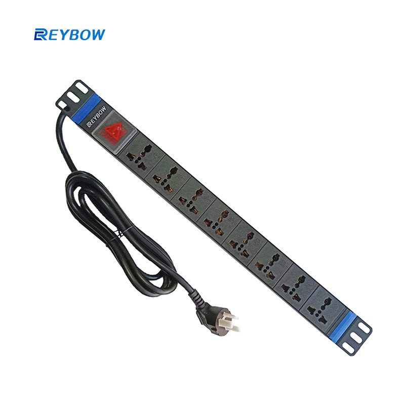 REYBOW 8位PDU机柜排插 SP-UN1008-SH-100320图片